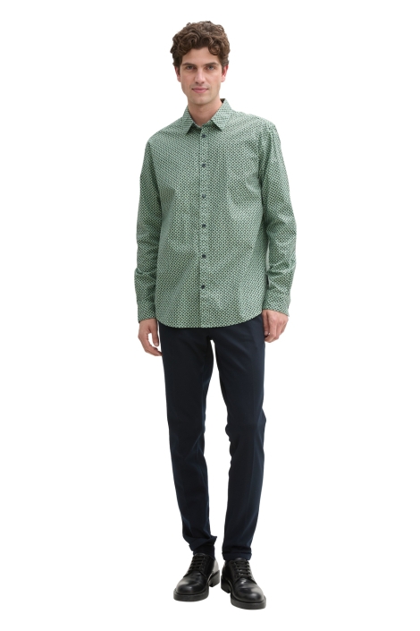 Tom Tailor printed stretch shirt